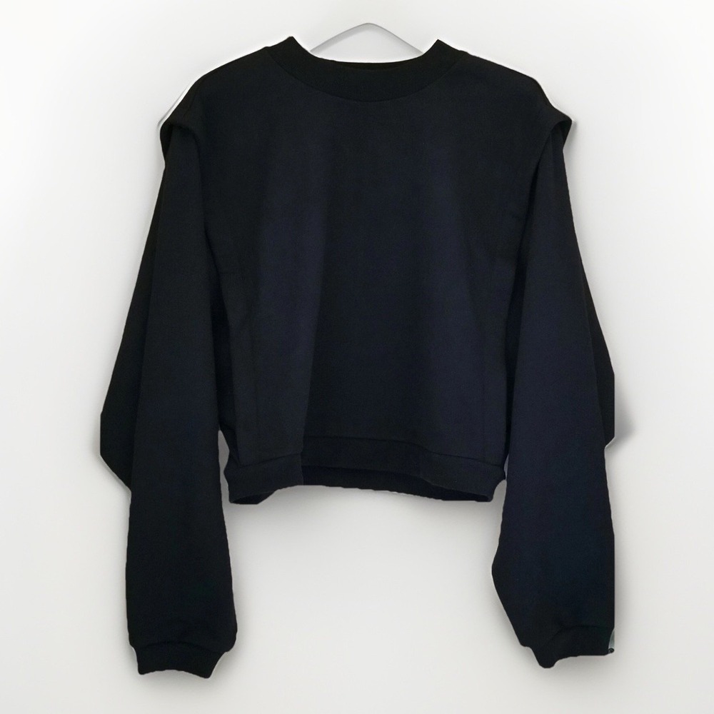 ALO YOGA Sweatshirt Size L Cropped Fresh Coverup W3620R Pull-On Long Sleeve NEW